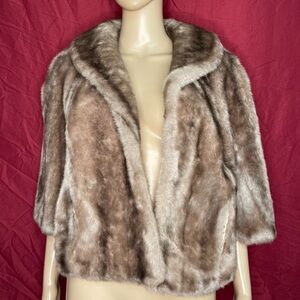 Vintage 1950’s Regina Glenara by Glenoit Faux Mink Fur Stole Medium